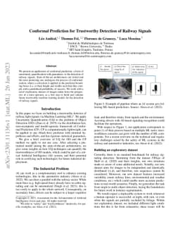 Conformal Prediction for Trustworthy Detection of Railway Signals