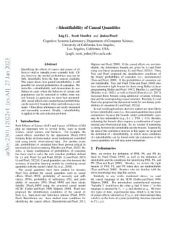 Epsilon-Identifiability of Causal Quantities