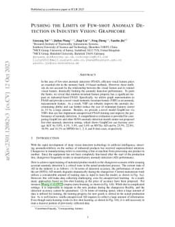 Pushing the Limits of Fewshot Anomaly Detection in Industry Vision:
  Graphcore