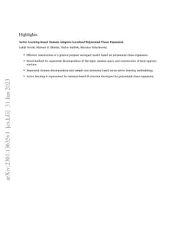 Active Learning-based Domain Adaptive Localized Polynomial Chaos
  Expansion