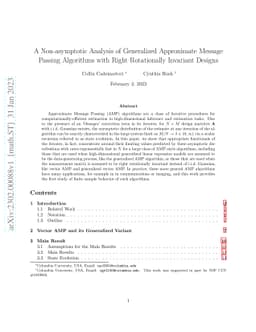 A Non-asymptotic Analysis of Generalized Approximate Message Passing
  Algorithms with Right Rotationally Invariant Designs