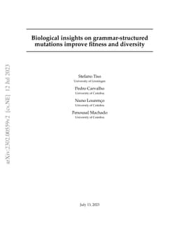 Structured mutation inspired by evolutionary theory enriches population
  performance and diversity