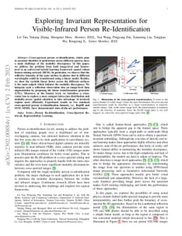 Exploring Invariant Representation for Visible-Infrared Person
  Re-Identification