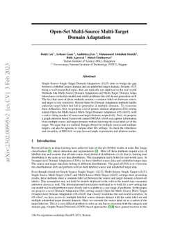 Open-Set Multi-Source Multi-Target Domain Adaptation