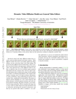 Dreamix: Video Diffusion Models are General Video Editors