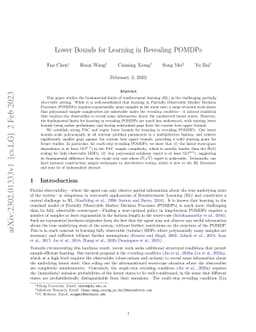 Lower Bounds for Learning in Revealing POMDPs