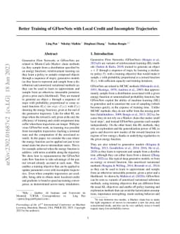 Better Training of GFlowNets with Local Credit and Incomplete
  Trajectories