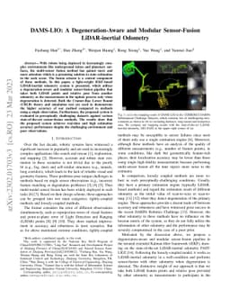 DAMS-LIO: A Degeneration-Aware and Modular Sensor-Fusion LiDAR-inertial
  Odometry