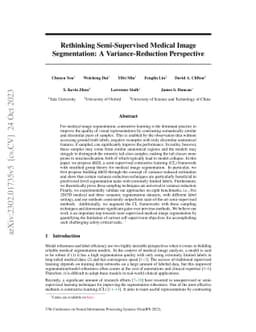 Rethinking Semi-Supervised Medical Image Segmentation: A
  Variance-Reduction Perspective