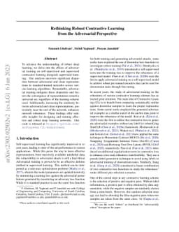 Rethinking Robust Contrastive Learning from the Adversarial Perspective