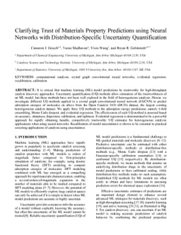 Clarifying Trust of Materials Property Predictions using Neural Networks
  with Distribution-Specific Uncertainty Quantification