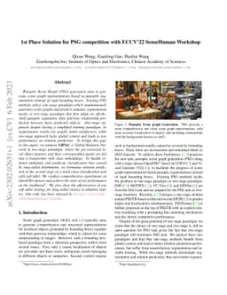 1st Place Solution for PSG competition with ECCV'22 SenseHuman Workshop