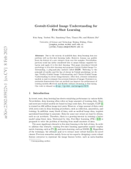 Gestalt-Guided Image Understanding for Few-Shot Learning