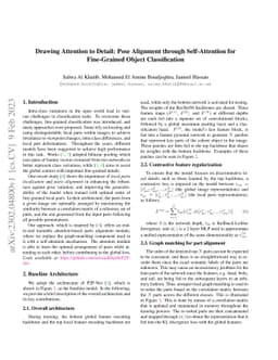Drawing Attention to Detail: Pose Alignment through Self-Attention for
  Fine-Grained Object Classification