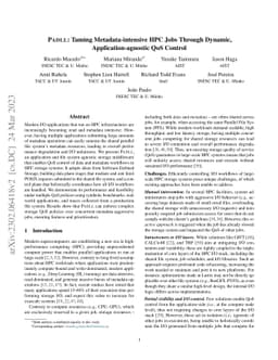 PADLL: Taming Metadata-intensive HPC Jobs Through Dynamic,
  Application-agnostic QoS Control