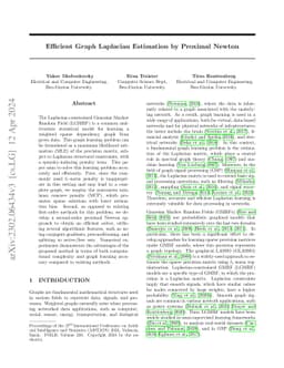 Efficient Graph Laplacian Estimation by Proximal Newton