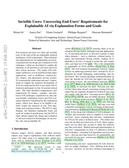 Invisible Users: Uncovering End-Users' Requirements for Explainable AI
  via Explanation Forms and Goals