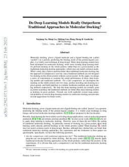 Do Deep Learning Models Really Outperform Traditional Approaches in
  Molecular Docking?