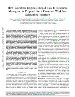 How Workflow Engines Should Talk to Resource Managers: A Proposal for a
  Common Workflow Scheduling Interface