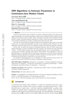 MM Algorithms to Estimate Parameters in Continuous-time Markov Chains