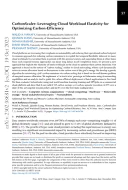 CarbonScaler: Leveraging Cloud Workload Elasticity for Optimizing
  Carbon-Efficiency