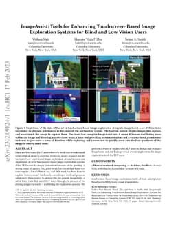 ImageAssist: Tools for Enhancing Touchscreen-Based Image Exploration
  Systems for Blind and Low Vision Users