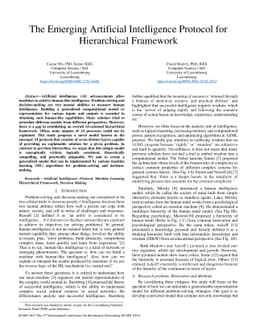 The Emerging Artificial Intelligence Protocol for Hierarchical
  Information Network