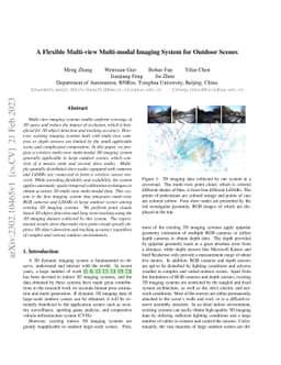 A Flexible Multi-view Multi-modal Imaging System for Outdoor Scenes
