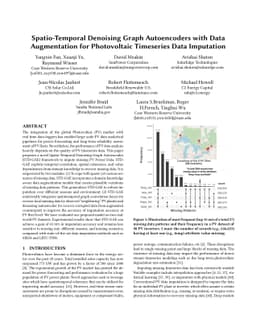 Spatio-Temporal Denoising Graph Autoencoders with Data Augmentation for
  Photovoltaic Timeseries Data Imputation