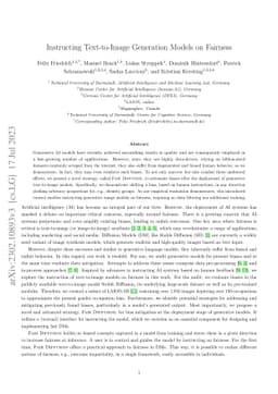 Fair Diffusion: Instructing Text-to-Image Generation Models on Fairness