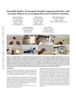 Teachable Reality: Prototyping Tangible Augmented Reality with Everyday
  Objects by Leveraging Interactive Machine Teaching