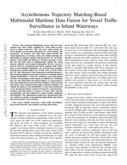 Asynchronous Trajectory Matching-Based Multimodal Maritime Data Fusion
  for Vessel Traffic Surveillance in Inland Waterways