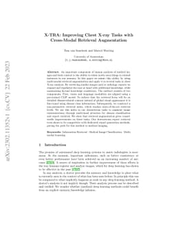 X-TRA: Improving Chest X-ray Tasks with Cross-Modal Retrieval
  Augmentation