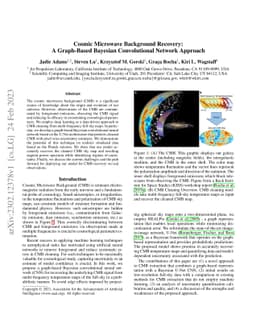 Cosmic Microwave Background Recovery: A Graph-Based Bayesian
  Convolutional Network Approach