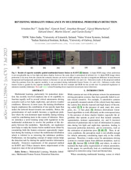 Revisiting Modality Imbalance In Multimodal Pedestrian Detection