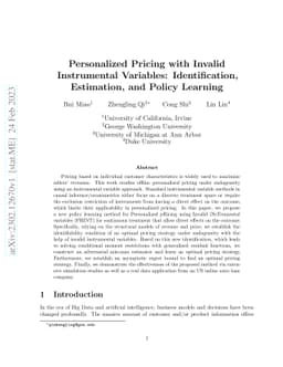Personalized Pricing with Invalid Instrumental Variables:
  Identification, Estimation, and Policy Learning