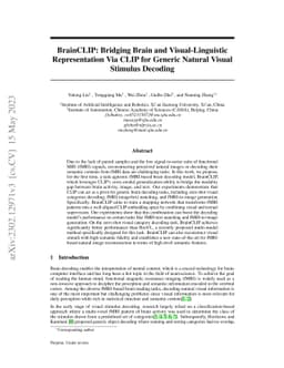 BrainCLIP: Bridging Brain and Visual-Linguistic Representation Via CLIP
  for Generic Natural Visual Stimulus Decoding
