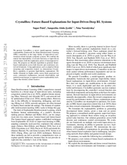 CrystalBox: Future-Based Explanations for Input-Driven Deep RL Systems