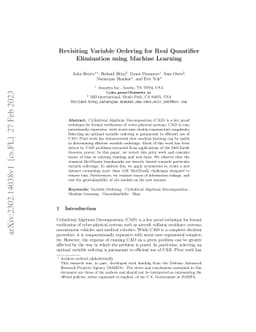Revisiting Variable Ordering for Real Quantifier Elimination using
  Machine Learning