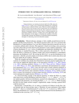 Introduction to Generalized Fiducial Inference