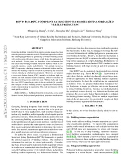 BiSVP: Building Footprint Extraction via Bidirectional Serialized Vertex
  Prediction