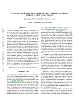 D2Q-DETR: Decoupling and Dynamic Queries for Oriented Object Detection
  with Transformers