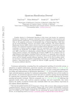 Quantum Hamiltonian Descent