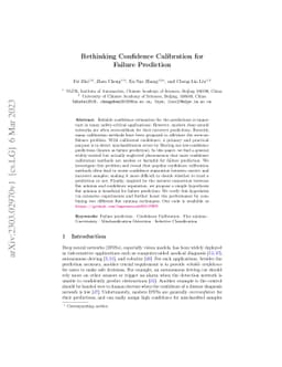 Rethinking Confidence Calibration for Failure Prediction