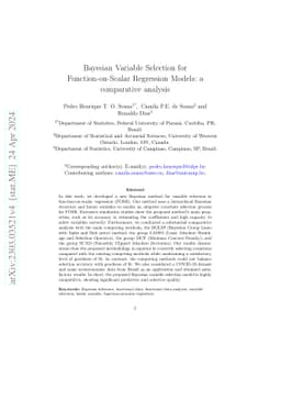 Bayesian Variable Selection for Function-on-Scalar Regression Models: a
  comparative analysis