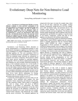 Evolutionary Deep Nets for Non-Intrusive Load Monitoring