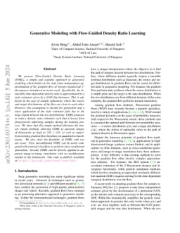 Generative Modeling with Flow-Guided Density Ratio Learning