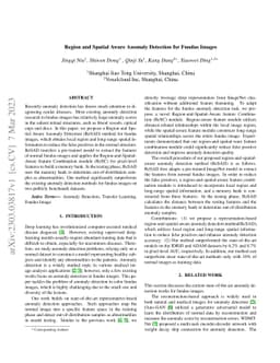 Region and Spatial Aware Anomaly Detection for Fundus Images