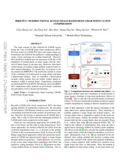 BIRD-PCC: Bi-directional Range Image-based Deep LiDAR Point Cloud
  Compression