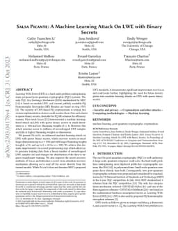 SALSA PICANTE: a machine learning attack on LWE with binary secrets